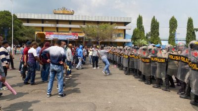 Jelang Pemilu 2024, Polres Lampung Utara Gelar Simulasi