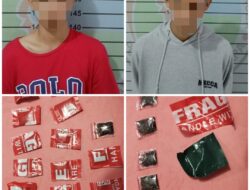 Jadi Kurir Narkotika, Dua Pelajar Diamanakan Satres Narkoba Polres Lampung Utara