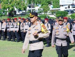 Amankan Tahap Pumungutan Suara Pemilu 2024, Polres Lampung Utara Terjunkan 568 Personel Gabungan