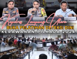 Kapolres Lampung Utara Buka Pelatihan Deteksi Dini Kerawanan Pilkada 2024