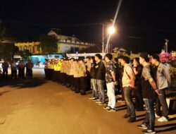 Amankan Malam Takbiran Idul Adha, Polres Lampung Utara Kerahkan 160 Personel
