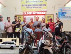 Polsek Kotabumi Kota Polres Lampung Utara Tangkap Komplotan Pelaku Spesialis Penggelapan Sepeda Motor